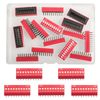 20pcs Slide Type Dip Switch Double, 10 Position Double Row Slide Type Switch for 2.54mm PCB On-Off Toggle Switch, Circuit, Breadboard