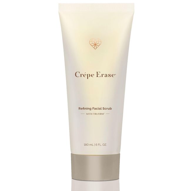 Crepe Erase Refining Facial Scrub with TruFirm Complex for Dry, Crinkly Skin - Promotes Healthy Collagen and Elastin - 6oz