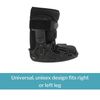 McKesson Small Low Top Pneumatic Black CAM Walker Boot Left or Right Foot, 1 Count