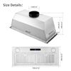 30 in Built-In/Insert Range Hood 800CFM Exhaust Fan Kitchen Stove Touch Control
