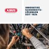 ABUS padlock 70AL/45 made of solid aluminium - weatherproof - with protective cap and plastic coating - ABUS security level 5 - orange