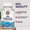 Magnesium L Threonate Supplement 60 Count Brain Support Sleep Relaxation