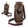 PICNIC TIME Houston Texans Waxed Canvas Wine Tote
