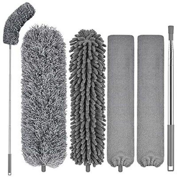 Microfiber Duster, Extendable Duster Kit with 30-100 Inches Telescoping