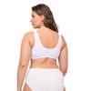 Ulla Popken Damen Bustier, Cup C/D BRA, weiß, 115D