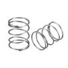 sourcing map Wire Diameter 0.05", OD 0.79", Free Length 1" Spring Steel Coil Extended Compressed Spring 10pcs