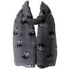 Lightweight Grey Scarf Black & White Giant Panda Print