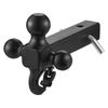 Trailer Hitch 2" Receiver 1-7/8" & 2" & 2-5/16" Tri-Ball Hitch with Hook
