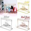 S.fields.inc Doll Clothes Clothes 1/6 BJD Clothes Rack for Doll Clothes (Gold)