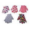 Dependable Industries inc. Essentials 4 Pairs Exfoliating Gloves - Premium Scrub Wash Mitt for Bath or Shower - Luxury Spa Exfoliation Accessories For Men and Women (Printed)