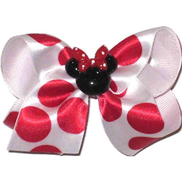 DS-197S Toddler Bow with Minnie Pin