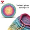 Red Heart Roll with It Sparkle Yarn, 3 Pack, Krystal 3 Count