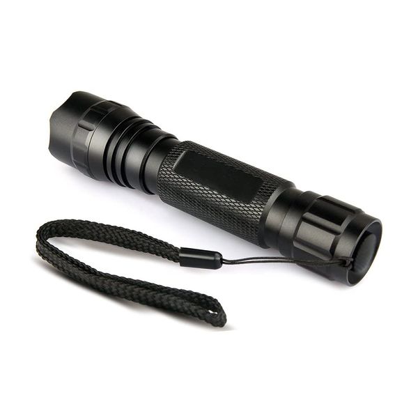 Skysted® Wf-501B Single Mode 10W L2 Cool White LED 1200 Lumen Mini Portabl Handheld Flashlight with Strap,Camping, Outdoor, Emergency, Everyday Flashlights