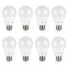 DEWENWILS 8-Pack A19 LED Light Bulbs 5000K Daylight LED Light Bulbs,Non Dimmable