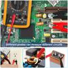 20Pcs Multimeter Test Leads Kit, Electronic Test Leads with Alligator Clips Replaceable Probes Pins Cable