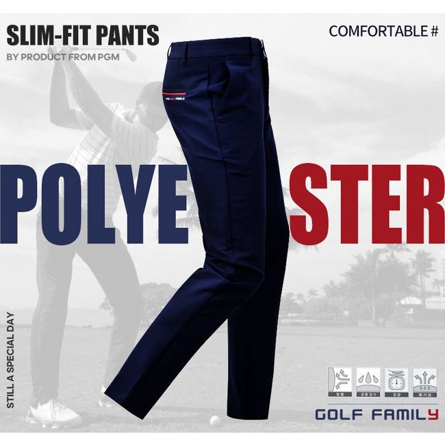 PGM Authentic Golf Pants Men Waterproof Trousers Soft Breathable