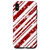 iPhone XS Max Candy Cane Peppermint Stripes - Christmas Case