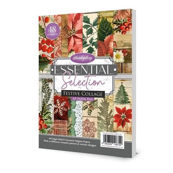 Hunkydory - Hunkydory Essential Selection Paper Pad - Festive Collage - ESPP110
