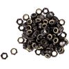 Cal 7 Black 55mm Kingpin Nuts for Skateboards, 100 Pack