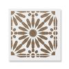Nilah Tile Stencil - Large Floor Stencil, Bathroom Stencil, Ceramic Tile Stencil, Floor Tile Stencils, Kitchen Stencils
