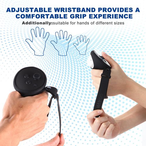 OOAVR VR Headset Protective Accessory Set for Meta Quest 3 Accessories,VR Controller Grips Cover,VR Shell Cover,VR Silicone Face Pad,VR Thumbstick Covers