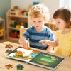 Dinosaur Puzzle, Interactive Dinosaur Puzzle Set with Augmented Reality Feature, Educational 4D Learning Game