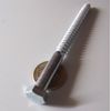 Zinc Hex Head Lag Screw 9/16 Hex Size 3/8 Thread x 5.0" Length, 25 pcs