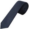 TIES R US Navy Textured Skinny Tie