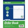Adams Order Book, Carbonless, White/Canary/Pink, 3-Part, 8-3/8 x 10-11/16 Inches, 50 Sets (TC8100)