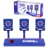 Bullet Target Electronic Sight Shooting Target Electronic Shooting Practice Shooting Toy Auto Reset Electronic Scoring Function Mobile Shooting Game