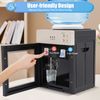 5 Gallon Hot & Cold Water Cooler Dispenser Top Loading W/  Storage Cabinet Small