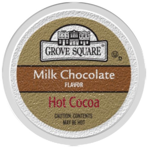 Grove Square Hot Cocoa Pods, Milk Chocolate, Single Serve (Pack of 24) (Packaging May Vary)