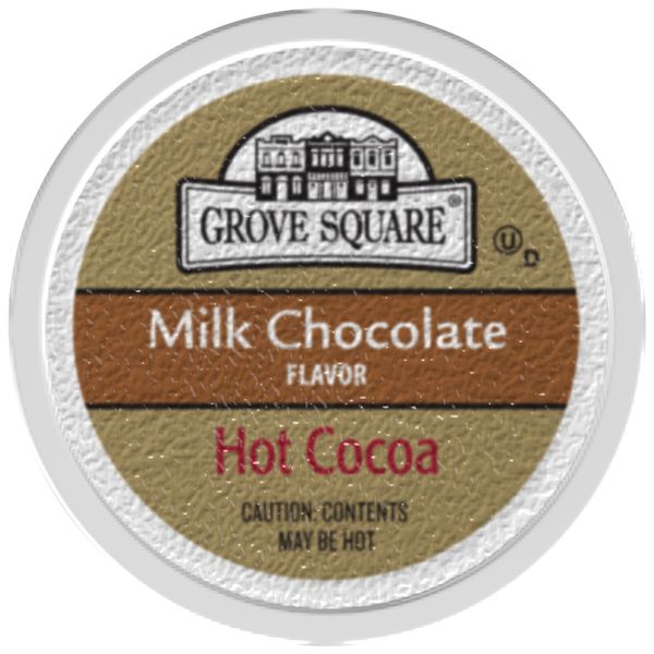 Grove Square Hot Cocoa Pods, Milk Chocolate, Single Serve (Pack of 24) (Packaging May Vary)