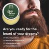 Organic Beard Balm, Styles, Strengthens & Softens Beards & Mustaches - Leave...
