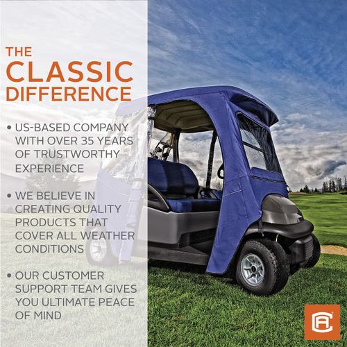 Classic Accessories Fairway Golf Cart Seat Blanket/Cover, Houndstooth