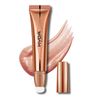 KYDA Highlighter Beauty Wand, Liquid Face Touch Illuminator with Cushion Applicator, Long Lasting Natural Shimmer Silky&Smooth Cream Highlighter Bronzer Makeup, 0.6fl.oz (#02 Nude Pink)