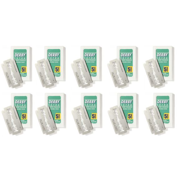 50 Count Derby Extra Double Edge Razor Blades