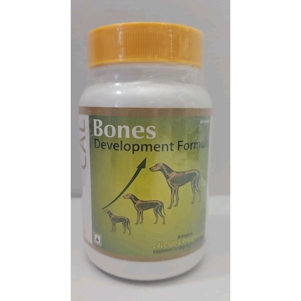 GenextPet Dog & Cat Bones Developmemt Calcium & Phosphorus 60 Tabs