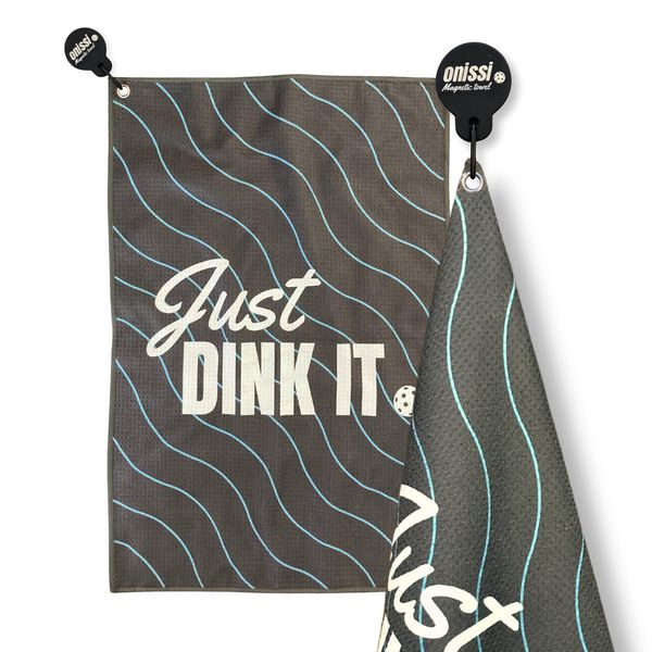 ONISSI Magnetic Pickleball Towel with Clip | Microfiber Sweat Towels for Men and Women | Trendy Accessories and Gifts for Pickleball Lovers