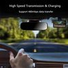 CERRXIAN 9Inch Mini USB Cable Combo Mini USB Left Angle to USB Type A 2.0 Right Angle Male Data Sync and Charge Cable (Black)(2-Pack) RL
