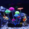 VOCOSTE Silicone Aquarium Artificial Mushroom, Fluorescence, Multicolor
