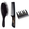 Bablo Pomade Men's Hair Brush Comb Mesh Comb Set of 3 Hair Care Scalp Spa