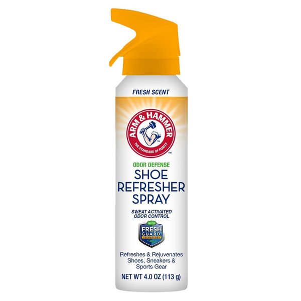 4 Pack Arm & Hammer Odor Defense Shoe Refresher Spray 4.0 Oz Each