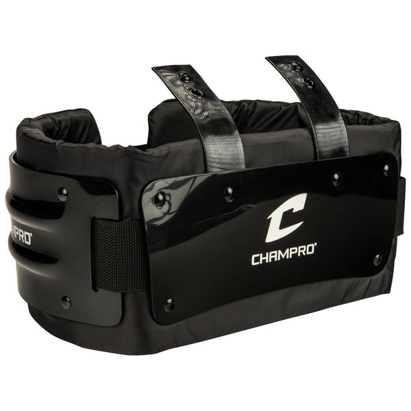 CHAMPRO Football Rib Protector, Black, Youth