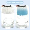 Mop Head Replacement, 5 Pack Mop Head Compatible for Vlieda Triangle Swivel Mops, Microfiber, Deep Cleaning, Machine Washable and Easy to Replace