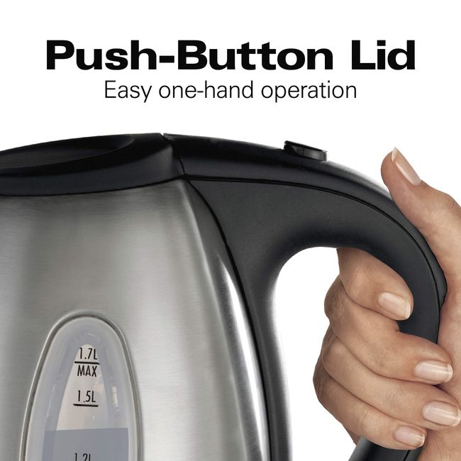 1.7 Liter Cordless Electric Kettle with Auto Shutoff - Model