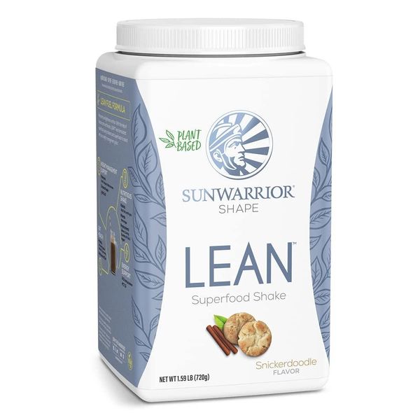 Sunwarrior Vegan Protein Shake Powder | Meal Replacement Keto Organic Gluten Free Dairy Low Carb Plant Based Vanilla Lean 20 SRV 720 G