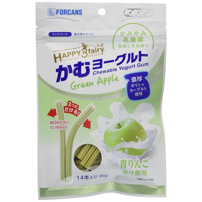 forcans forcans, forcans, chewing yogurt, green apple