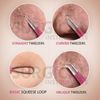 10 Pimple Popper Tool Kit, Blackhead Remover Set Comedone Extractor Acne Kit (P)