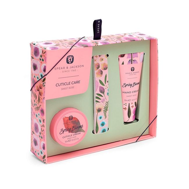 Spear & Jackson Floral Sweet Rose Cuticle Hand Care Set